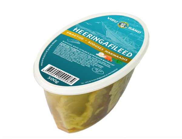 Жареное филе сельди в домашнем маринаде 500g