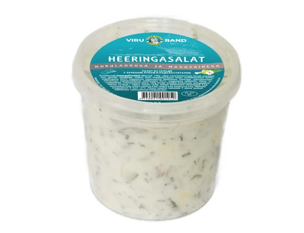 heeringasalat Салат из сельди с зеленым луком и подсластителем 360g