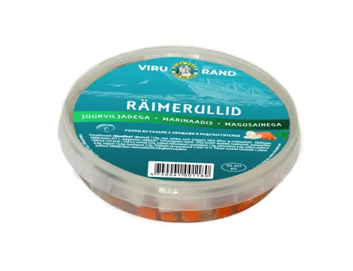 Ролльмопсы из салаки в маринаде с овощами 200g